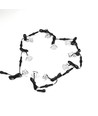 10 stuks grondspots met timer/sensor - 0,5W, rond, RVS, incl. voeding