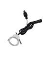 10 stuks grondspots met timer/sensor - 0,5W, rond, RVS, incl. voeding