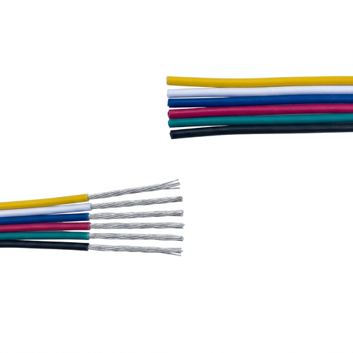 5m RGB+CCT-kabel voor LED strip - 6 × 0,35 mm², 12/24V