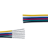 5m RGB+CCT-kabel voor LED strip - 6 × 0,35 mm², 12/24V