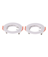 2-pack MR16/GU10 Downlight kit - Zonder lichtbron, Glanzend wit, Gat: Ø6,3 cm, Afm: Ø8 cm