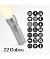 10W LED Foto effectlamp handmodel - Multi-color fotolamp met 22 Gobo-motieven / effecten
