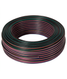 100m 1,2mm² RGB kabel - 4-aderig (16AWG), 12-24V voor LED strip