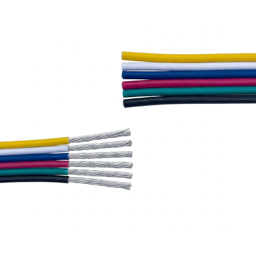 20m 1,2mm² RGBCCT kabel - 6-aderig (16AWG), 12V-24V voor LED-strip