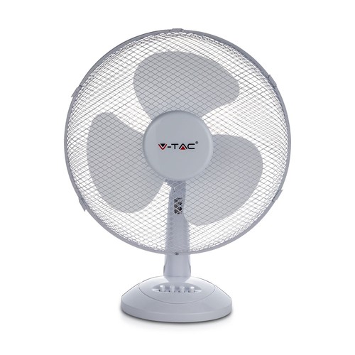 V-Tac 40W tafelventilator - Ø30cm, 3 snelheden, 3 bladen