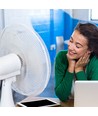 V-Tac 40W tafelventilator - Ø30cm, 3 snelheden, 3 bladen