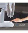 V-Tac 40W tafelventilator - Ø30cm, 3 snelheden, 3 bladen