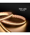 V-Tac 5m 22W/m LED-strip - 24V, IP20, 4000K, 700 LED's per meter