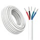 100m RGBW kabel, wit rond - 5x0,35mm², 12V-24V voor LED strip