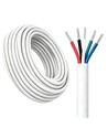 100m RGBW kabel, wit rond - 5x0,35mm², 12V-24V voor LED strip