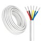 100m RGB+CCT kabel, wit rond - 6x0,35mm², 12V-24V voor LED strip