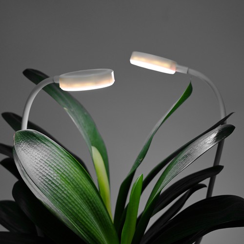 2 st. Flexibele groeilamp met grondpen - 12W, timer, 40cm