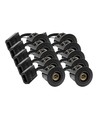 10 stuks Zigbee inbouwspot Inno88 - Incl. Hue compatibele GU10 lampen, zwart, IP44, geschikt voor isolatie