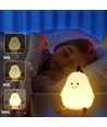 MOCHI Peer Nachtlampje voor Kinderen - Siliconen, RGB + Warm Wit