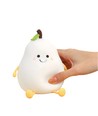 MOCHI Peer Nachtlampje voor Kinderen - Siliconen, RGB + Warm Wit