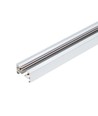 1-Fase BASIC spanningsrailset - 2m, Wit, 5 spots, GU10, excentief lichtbron