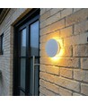 Dome 18W ronde LED wandlamp - IP65, CCT, wit