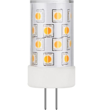 G4 3W DimToWarm LED lamp, 12V - 210lm, dimbaar, 2200K-3000K, helder glas