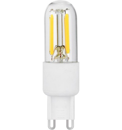 G9 3W dimbare LED lamp - 6,6cm, 270lm, filament, helder glas, 2700K