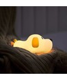 MOCHI puppy nachtlampje - Siliconen, 2-in-1, warm wit/neutraal wit, touch dimbaar