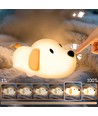 MOCHI puppy nachtlampje - Siliconen, 2-in-1, warm wit/neutraal wit, touch dimbaar