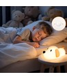 MOCHI puppy nachtlampje - Siliconen, 2-in-1, warm wit/neutraal wit, touch dimbaar