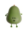 MOCHI Avocado nachtlamp - Siliconen, touch dimbaar, IP20 binnen