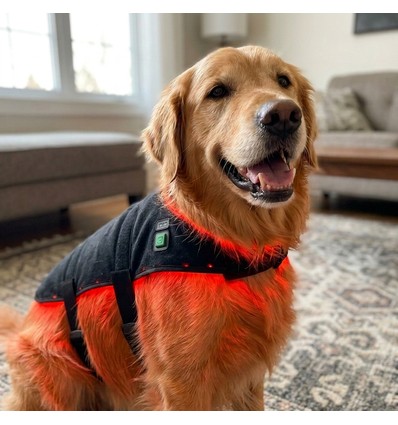 Lichttherapie deken voor honden - Infrarood, incl. powerbank, Groot model 80 x 40 cm