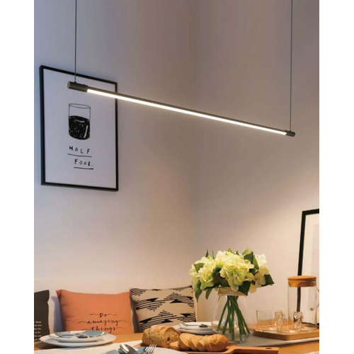 86cm dimbare eettafellamp - Wit, 11W LED, incl. draadophanging
