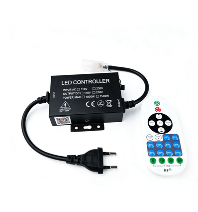 230V WiFi Smart Home dimmer buiten - Incl. eindkap, voor 230V (Slim COB), IP54, geheugenfunctie, max. 50 m