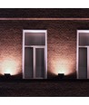 Set van 3 CCT breedstralers - 30,50,100W, 3 lichtkleuren, mat glas, werklamp, buiten