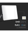 Set van 3 CCT breedstralers - 30,50,100W, 3 lichtkleuren, mat glas, werklamp, buiten