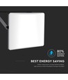Set van 3 CCT breedstralers - 30,50,100W, 3 lichtkleuren, mat glas, werklamp, buiten