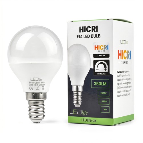 E14 5W dimbaar HiCri lampje - RA98