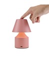 Oplaadbare LED tafellamp - Roze, touch dimbaar, 3-in-1, IP20 binnen