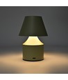 Oplaadbare LED tafellamp - Groen, touch dimbaar, 3-in-1, IP20 binnen