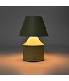Oplaadbare LED tafellamp - Groen, touch dimbaar, 3-in-1, IP20 binnen