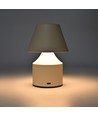 Oplaadbare LED-tafellamp - Crème, touch dimbaar, 3-in-1, IP20 binnen