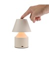 Oplaadbare LED-tafellamp - Crème, touch dimbaar, 3-in-1, IP20 binnen