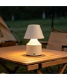 Oplaadbare LED-tafellamp - Crème, touch dimbaar, 3-in-1, IP20 binnen