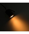 Sauna downlight zwart - 24V DC, RA93, 1,1W, 3m kabel, Gat: Ø3 cm, Afm: Ø3,5 cm