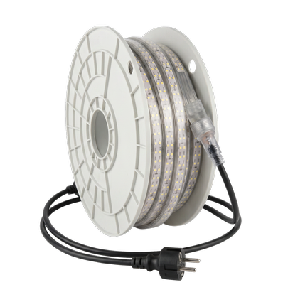 15m LEDlife rijbaanstrip op haspel - 230V, IP67, 180 LED/m, 11W/m, 1100 lm/m