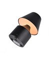 Oplaadbare LED tafellamp - Zwart, touch dimbaar, 3-in-1, IP20 binnen