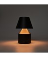 Oplaadbare LED tafellamp - Zwart, touch dimbaar, 3-in-1, IP20 binnen