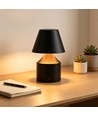 Oplaadbare LED tafellamp - Zwart, touch dimbaar, 3-in-1, IP20 binnen