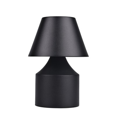 Oplaadbare LED tafellamp - Zwart, touch dimbaar, 3-in-1, IP20 binnen
