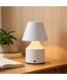 Oplaadbare LED tafellamp - Wit, touch dimbaar, 3-in-1, IP20 binnen