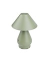 Oplaadbare LED tafellamp - Groen, Ø16cm, 21,5cm hoog, touch dimbaar, 3-in-1, IP20 binnen