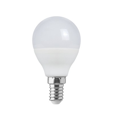 E14 6,5W LED Kogellamp - P45, 6500K, Koud Wit, Kunststof