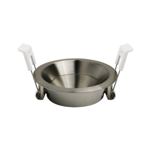 Deep-Deco inbouwspot - Verstelbaar, mat chroom, aluminium